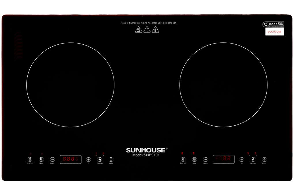 Bếp từ đôi Sunhouse SHB9101 - Chính hãng