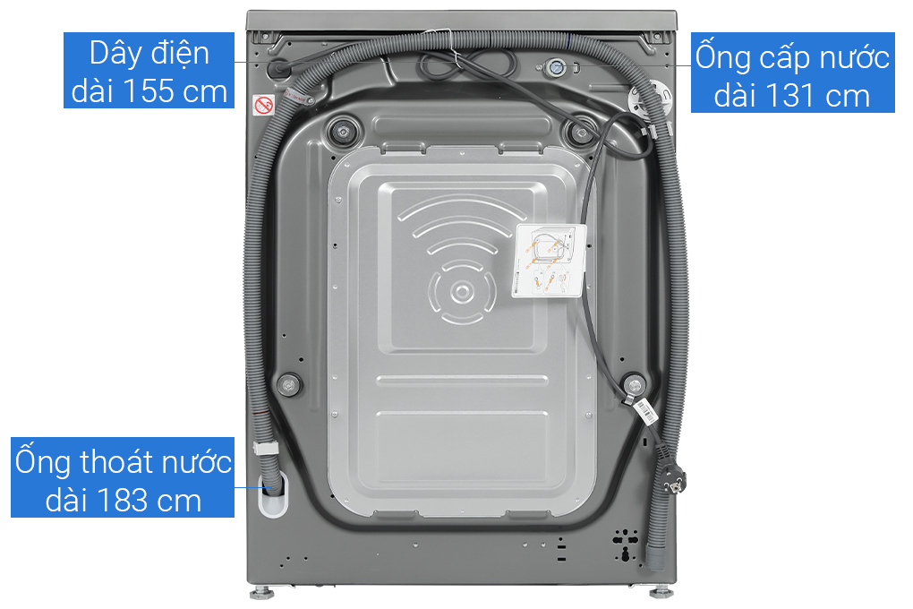 Máy giặt sấy LG FV1410D4P Inverter 10kg/6kg - Chính hãng