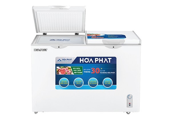 Tủ đông Hòa Phát 205 lít 2 ngăn HCF 506S2Đ2 - Dàn đồng