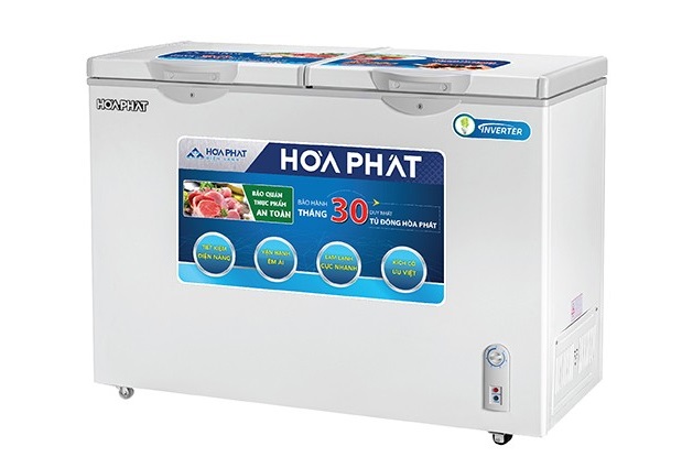 Tủ đông Hòa Phát 271 lít 2 ngăn HCF 656S2Đ2 - Dàn đồng