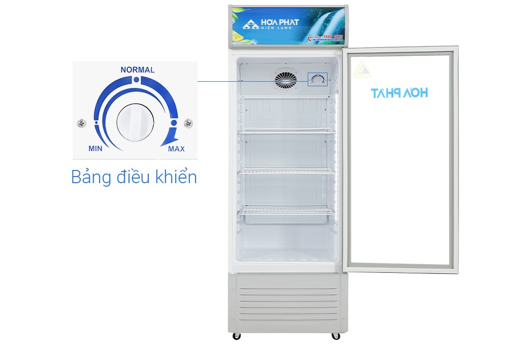 Tủ mát Hòa Phát 195 Lít HSC 550F1R1 - Dàn nhôm