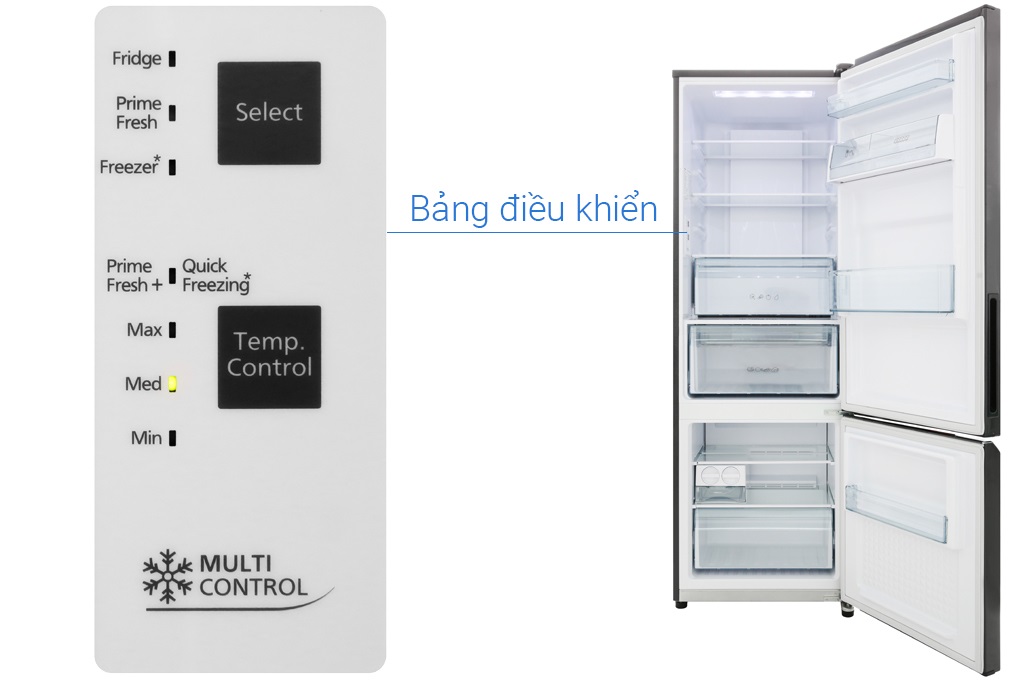 Tủ lạnh Panasonic Inverter 322 lít NR-BC360QKVN - Chính hãng