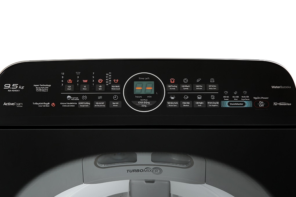 Máy giặt Panasonic Inverter 9.5 kg NA-FD95X1LRV - Chính hãng