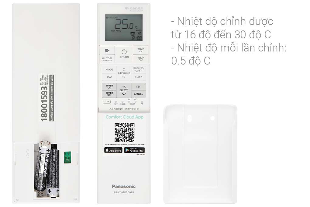 Điều hòa Panasonic 2 chiều Inverter 18000BTU CU/CS-XZ18ZKH-8 - Chính hãng