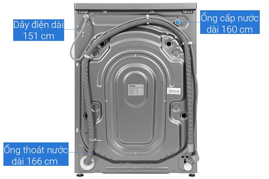 Máy giặt Toshiba TW-BL115A2V(SS) Inverter 10.5kg