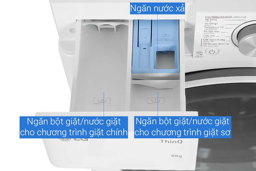 Máy giặt LG Inverter 10 kg FV1410S4W1