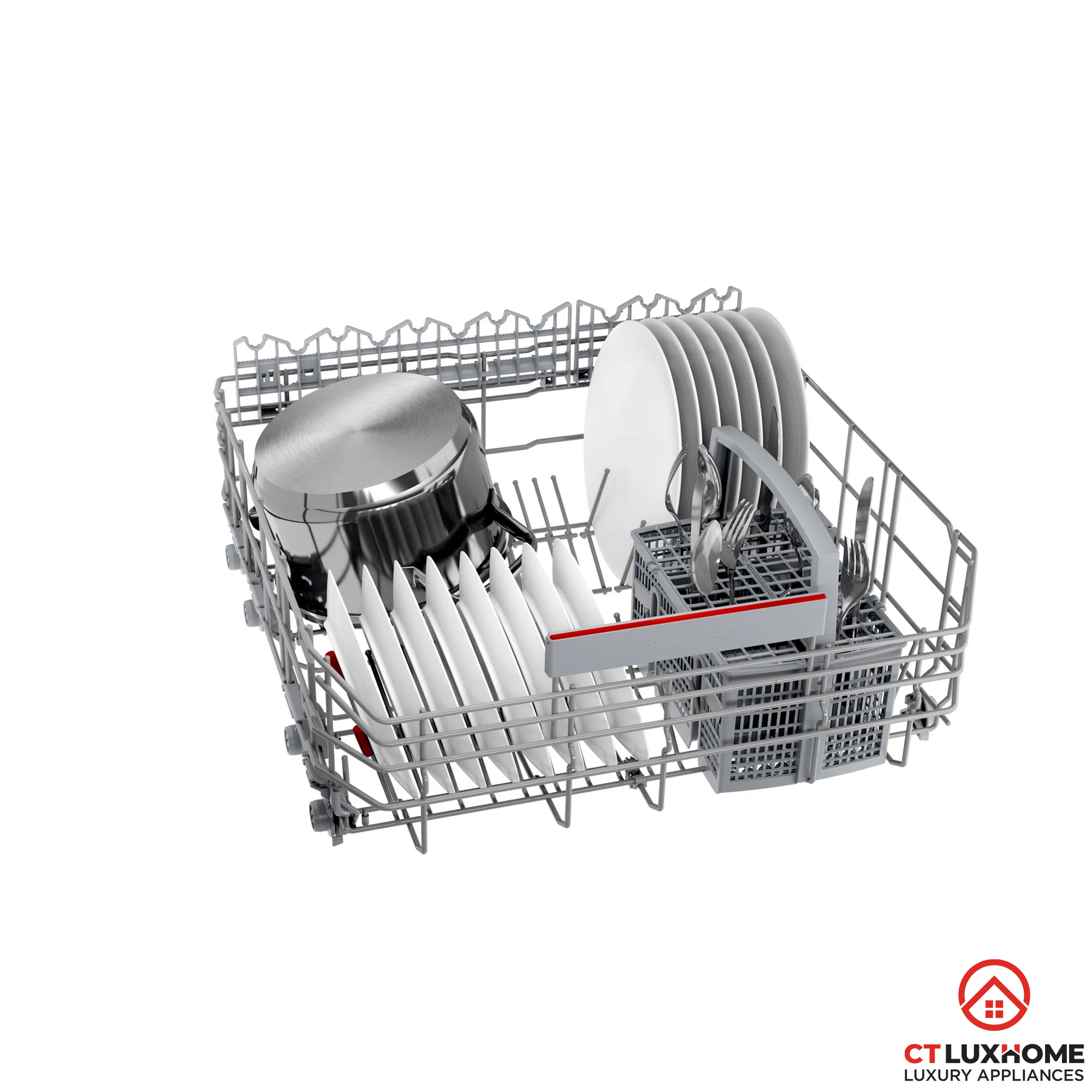 MÁY RỬA BÁT BÁN ÂM BOSCH SMI4EBS01D SERIE 4 13 BỘ