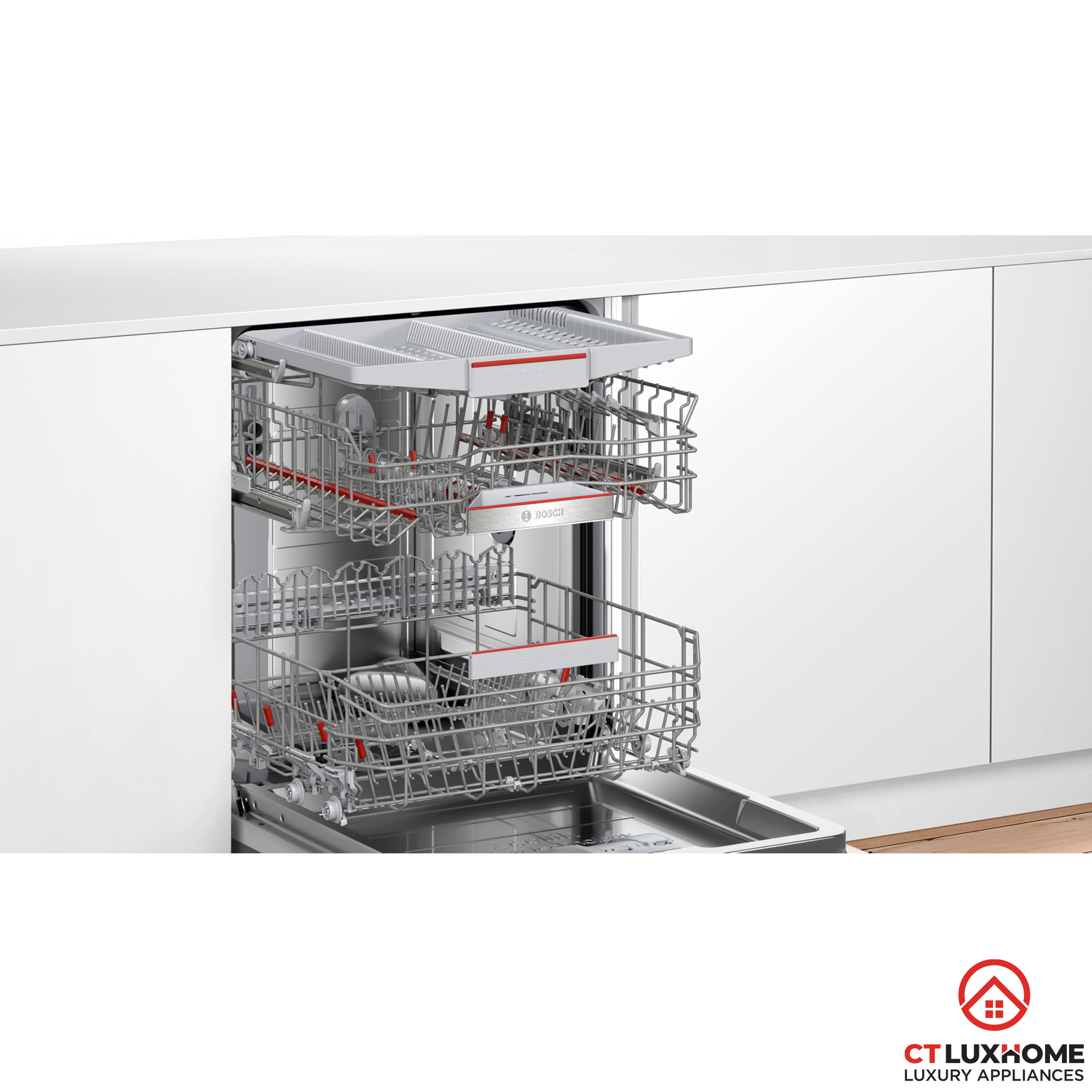 MÁY RỬA BÁT ÂM TỦ BOSCH SMV6ZCX16E SERIE 6 SẤY ZEOLITH