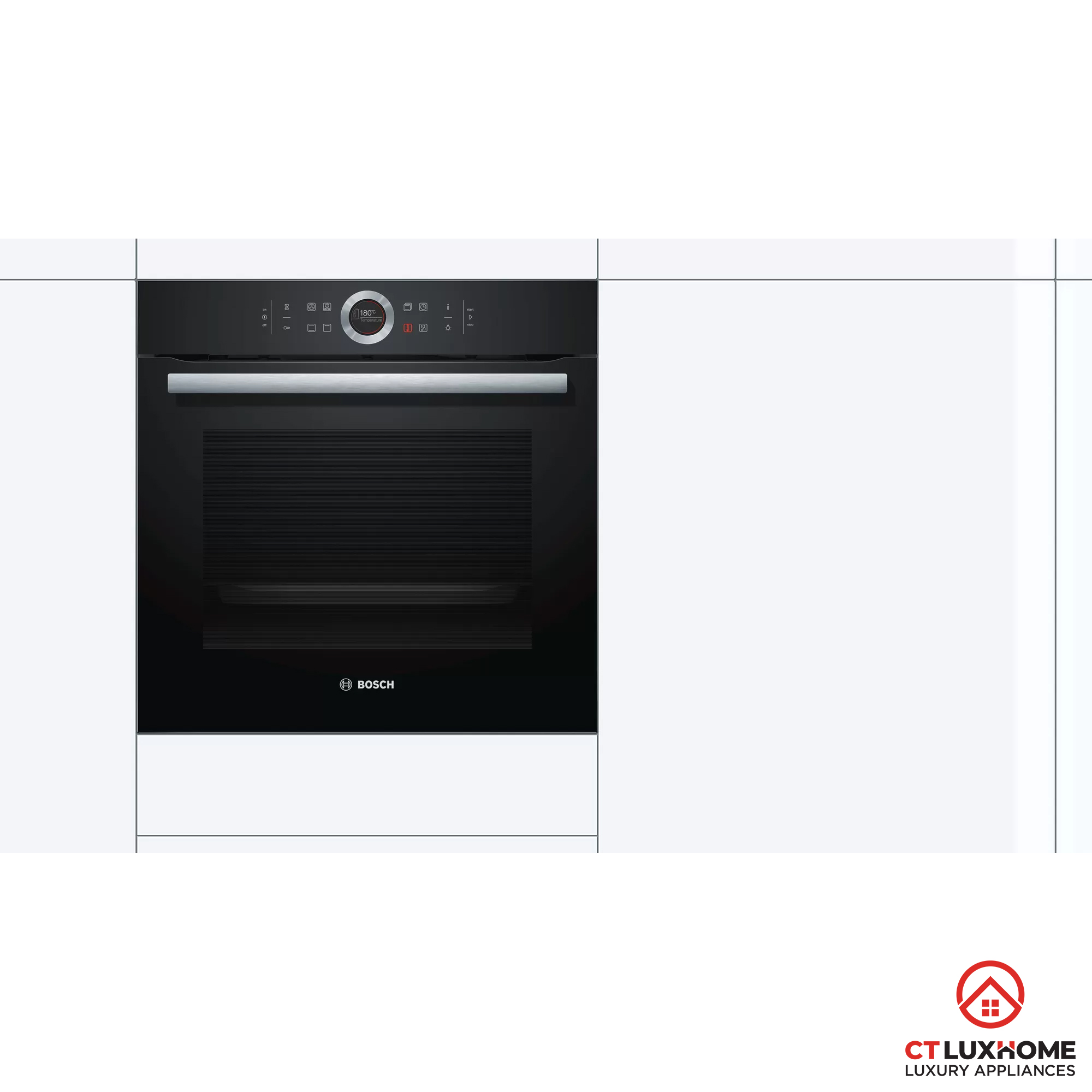 LÒ NƯỚNG ÂM TỦ BOSCH HBG633BB1 SERIE 8 71L AUTOPILOT 10