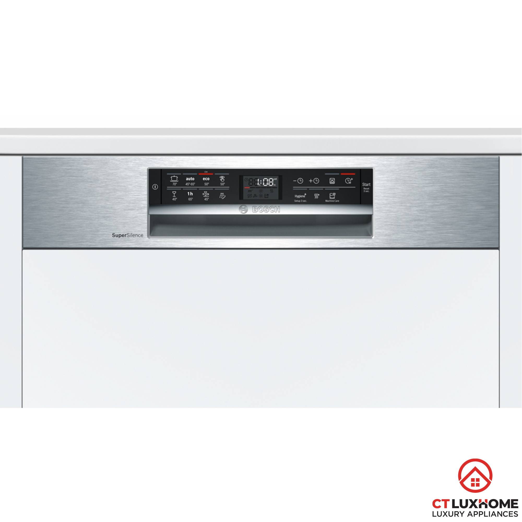 MÁY RỬA BÁT BÁN ÂM BOSCH SMI68MS07E SERIE 6 13 BỘ
