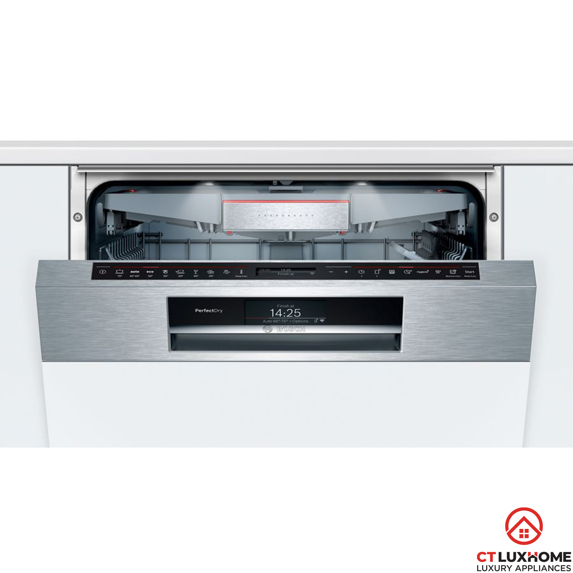 MÁY RỬA BÁT BOSCH BÁN ÂM SMI88TS46E SERIE 8 SẤY ZEOLITH