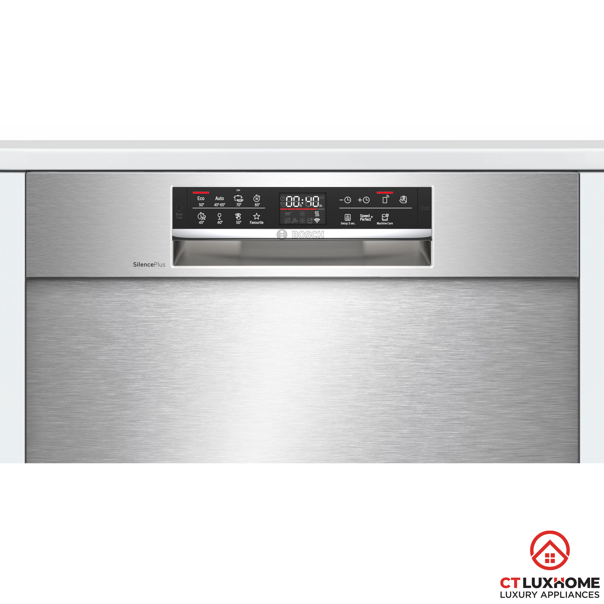 MÁY RỬA BÁT BÁN ÂM BOSCH SMU6ECS57E SERIE 6 14 BỘ