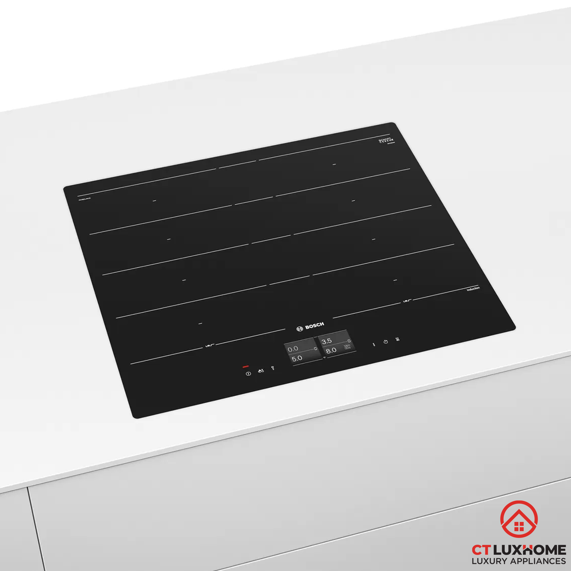 BẾP TỪ BOSCH SERIE 8 PXY601JW1E ĐA ĐIỂM 4 VÙNG NẤU