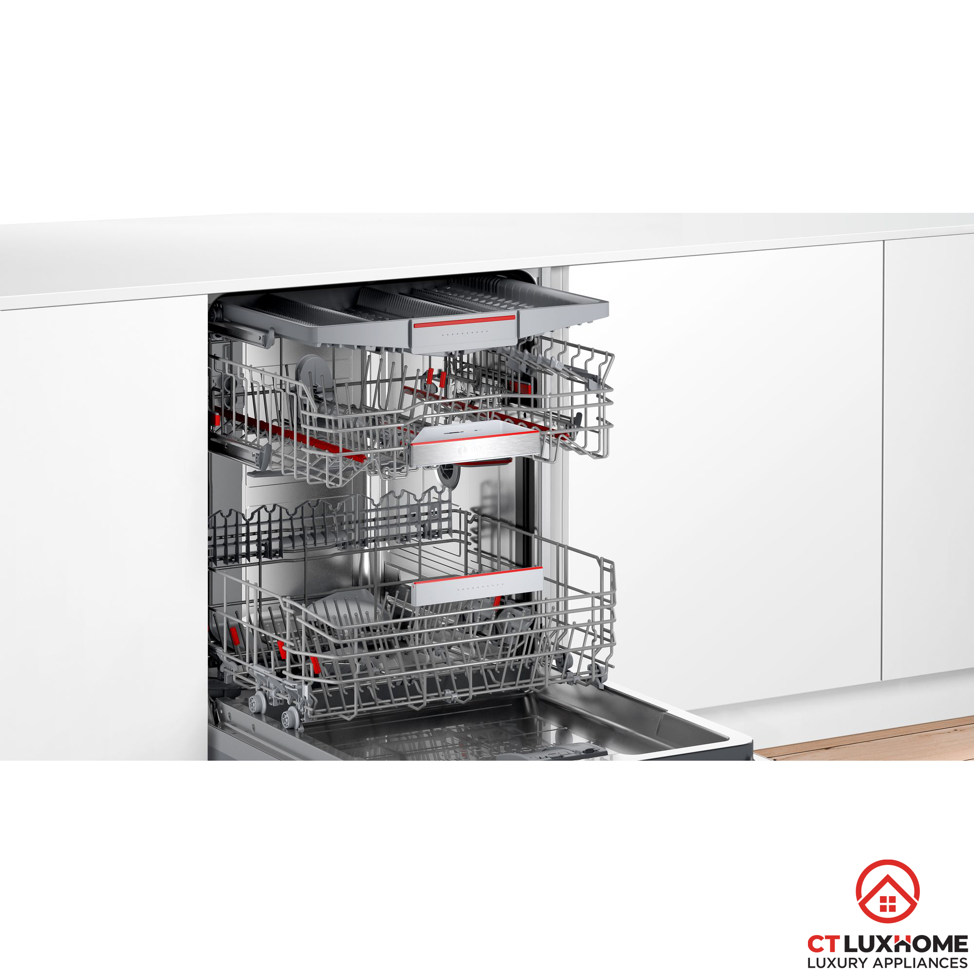 MÁY RỬA BÁT ÂM TỦ BOSCH SMV6ZCX42E SERIE 6 SẤY ZEOLITH