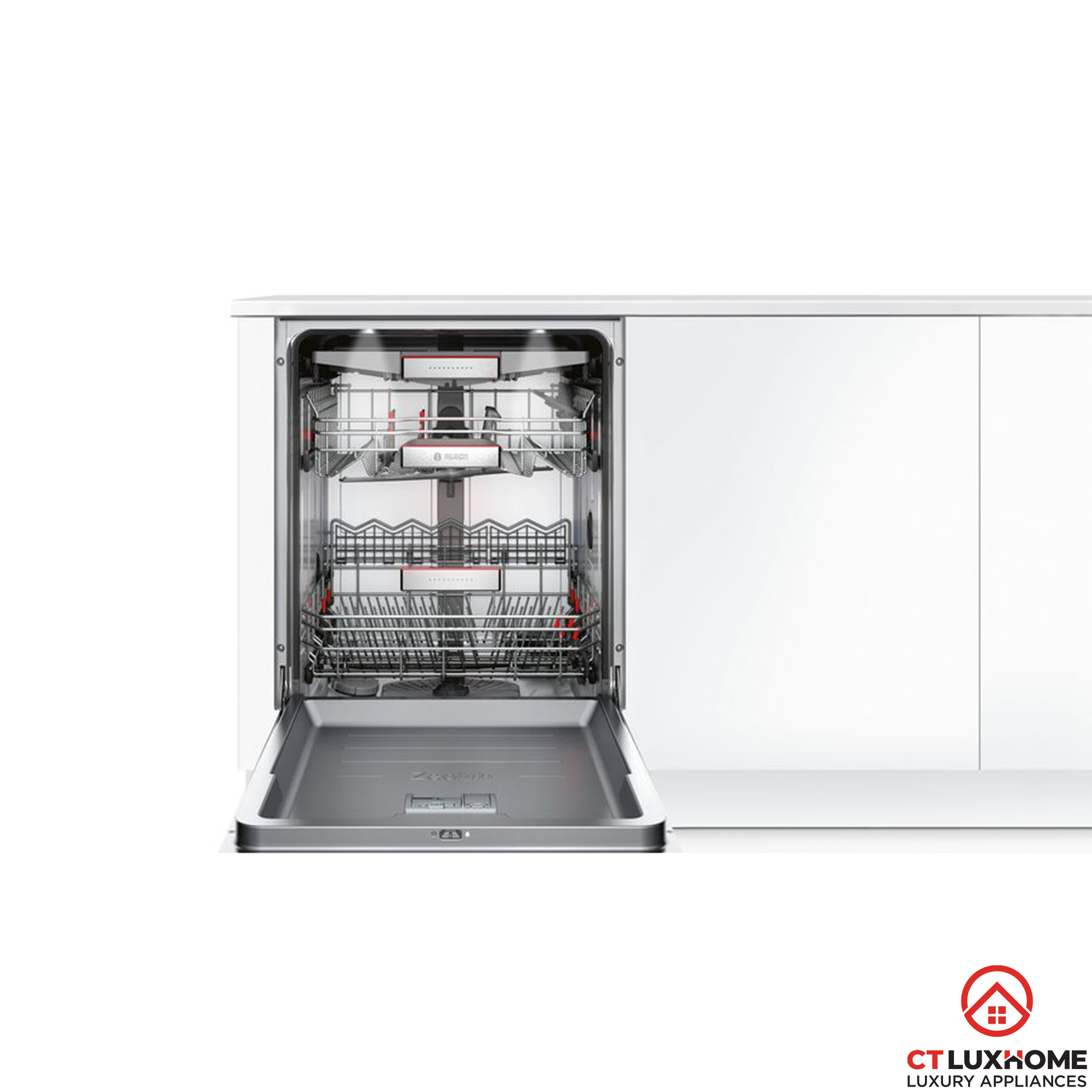 MÁY RỬA BÁT BOSCH BÁN ÂM SMI88TS46E SERIE 8 SẤY ZEOLITH