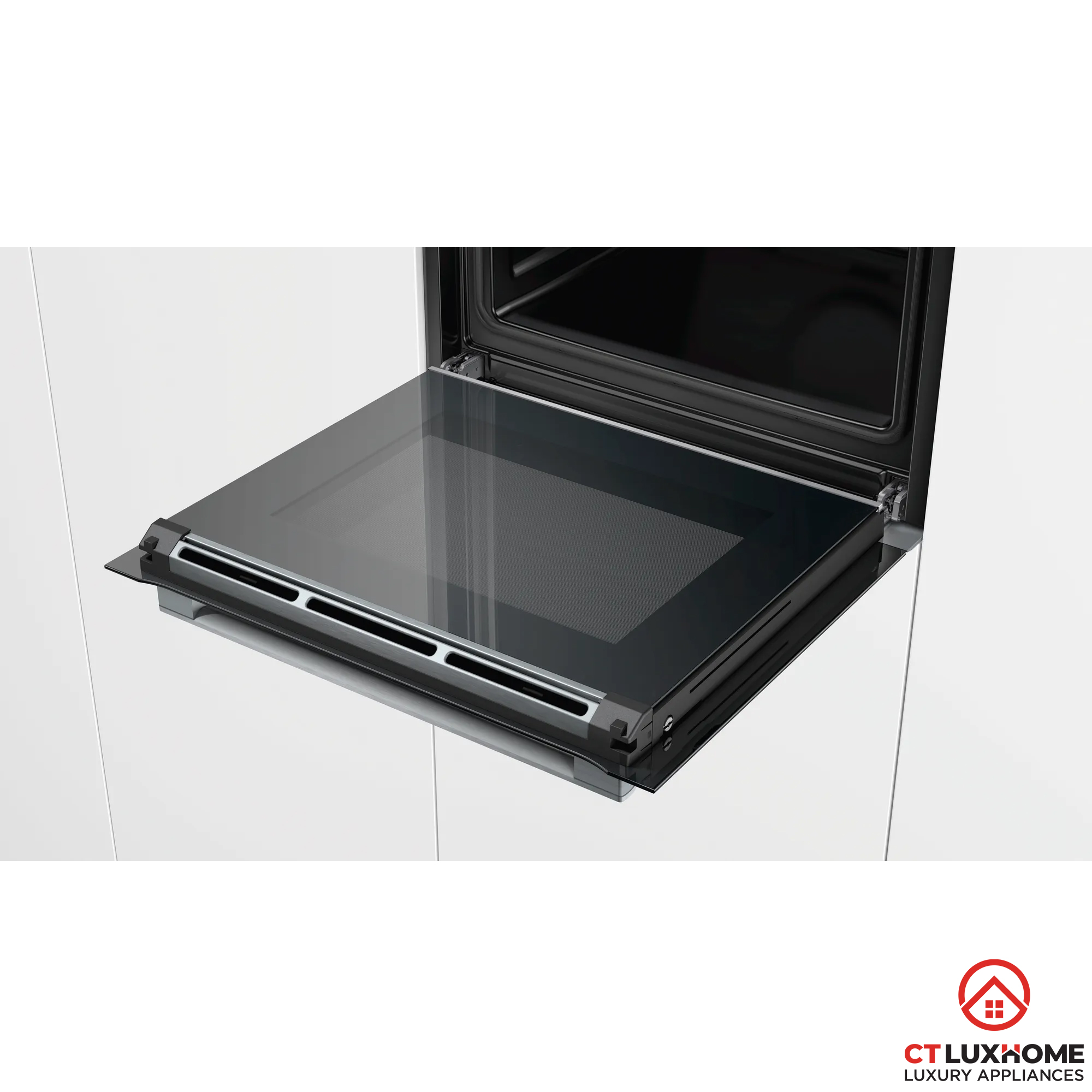 LÒ NƯỚNG ÂM TỦ BOSCH HBG633BS1A SERIE 8 71L MẶT INOX