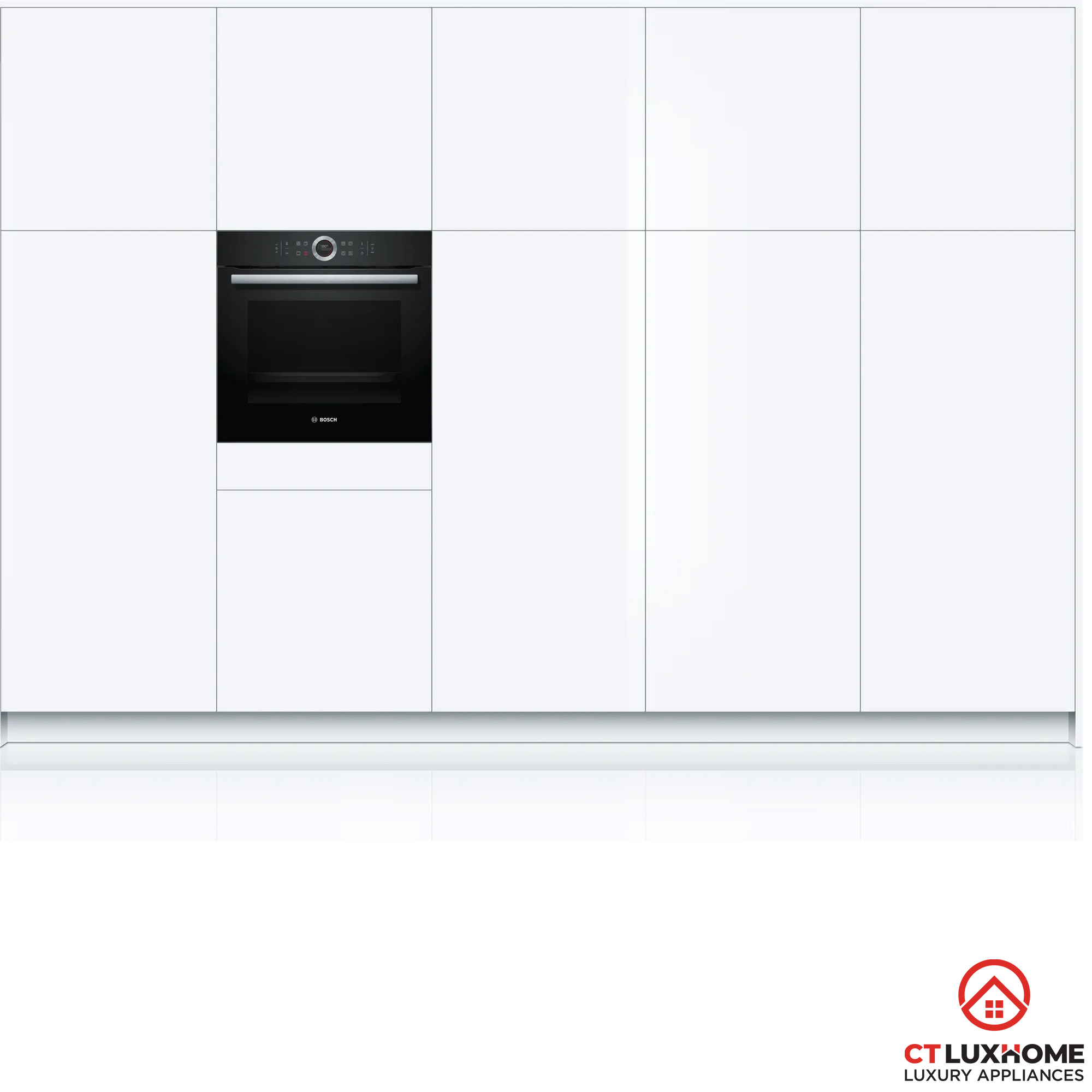 LÒ NƯỚNG ÂM TỦ BOSCH HBG635BB1 SERIE 8 71L ECOCLEAN