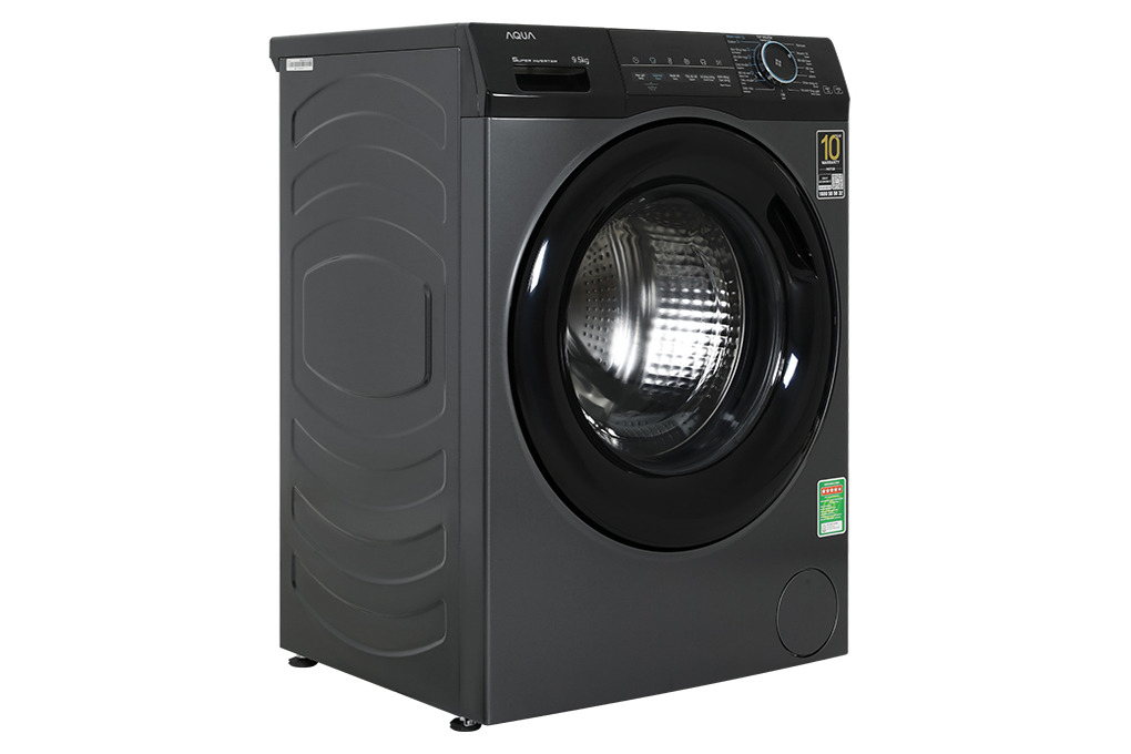 Máy Giặt Aqua Inverter 9.5 Kg cửa ngang AQD-A952J BK