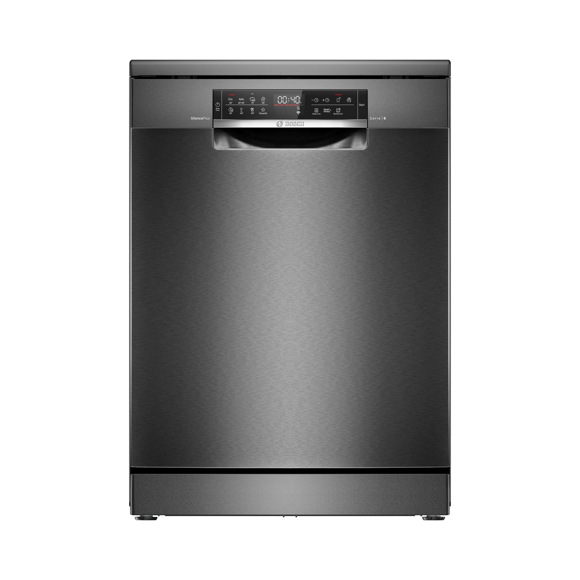 MÁY RỬA BÁT ĐỘC LẬP BOSCH SMS6ECC00E SERIE 6 14 BỘ MÀU ĐEN