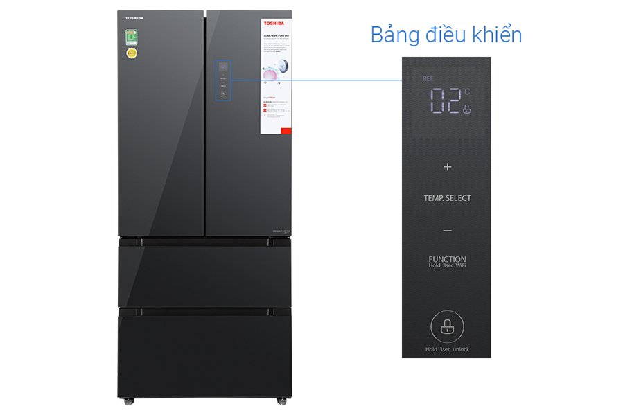Tủ lạnh Toshiba GR-RF669WI-PGV(A9)-BG 515 lít Inverter