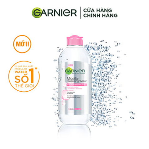 Nước tẩy trang Garnier dành cho da nhạy cảm 400ml