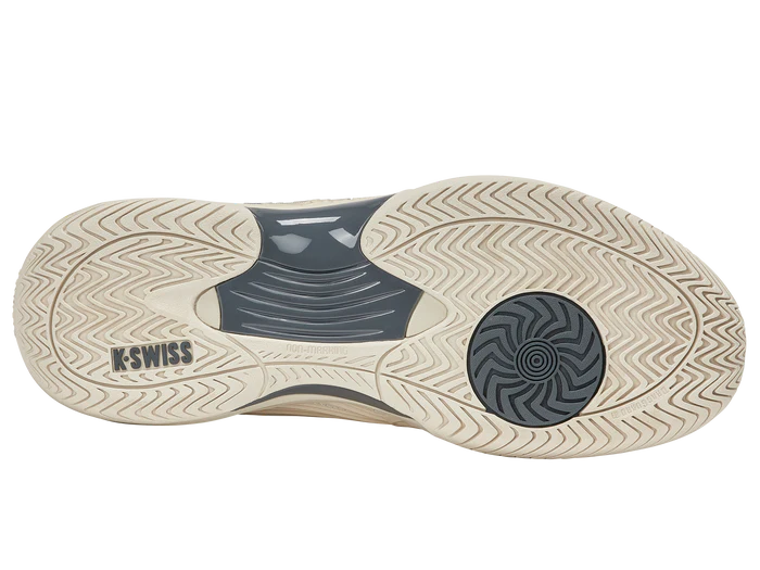 Giày Pickleball Kswiss HYPERCOURT EXPRESS 3 WHITECAP GRAY/PALE KHAKI/TURBULENCE