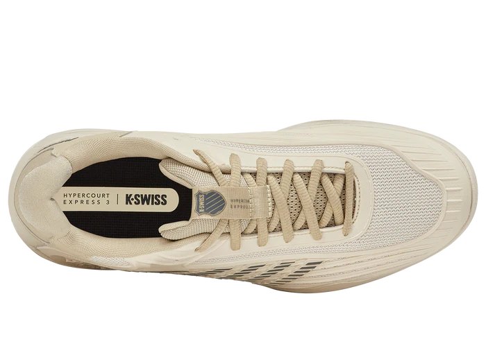 Giày Pickleball Kswiss HYPERCOURT EXPRESS 3 WHITECAP GRAY/PALE KHAKI/TURBULENCE