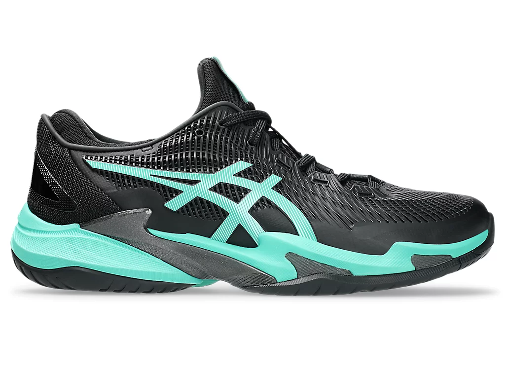 Giày Pickleball/Tennis nam Asics COURT FF 3 BLACK/AURORA GREEN