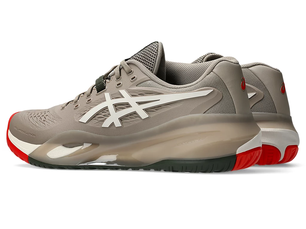 Giày Tennis/Pickleball Asics nam GEL-RESOLUTION X GREIGE/SOFT OAT
