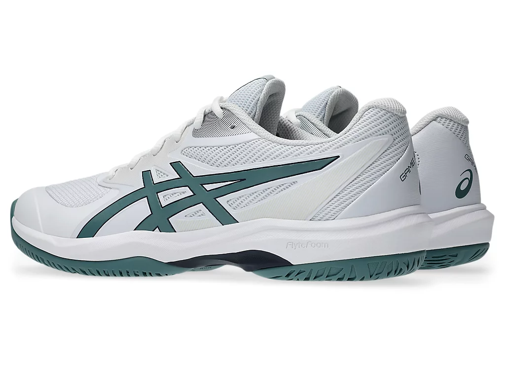 Giày Tennis/Pickleball nam Asics GAME FF WHITE/FOGGY TEAL