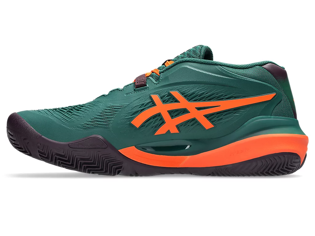 Giày Tennis/Pickleball Nam Asics GEL-RESOLUTION X JEWEL GREEN/ENERGY ORANGE