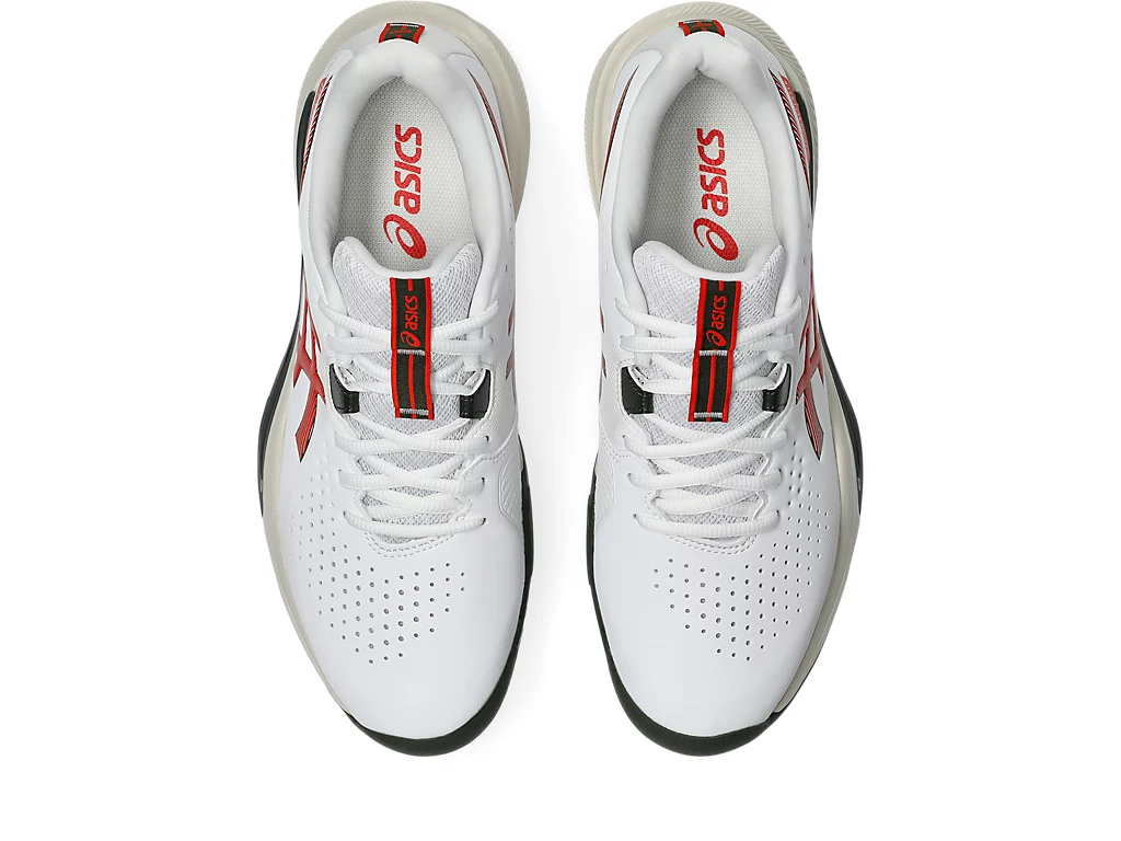 Giày Tennis/Pickleball nam Asics GEL-CHALLENGER 15 WHITE/CHERRY TOMATO
