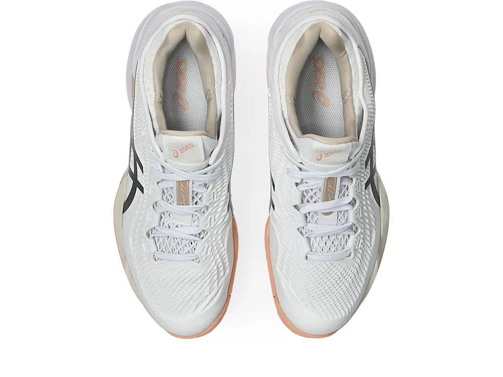 Giày Tennis/Pickleball Nữ Asics COURT FF 3 WHITE/BLACK COFFEE