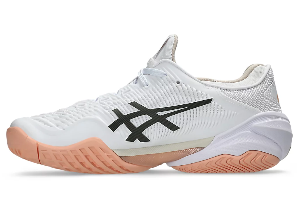 Giày Tennis/Pickleball Nữ Asics COURT FF 3 WHITE/BLACK COFFEE