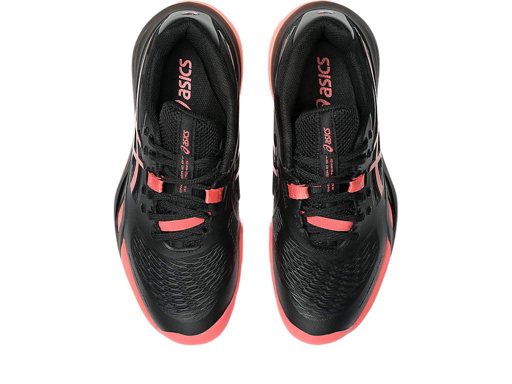 Giày Pickleball/Tennis nữ Asics GEL-RESOLUTION X BLACK/SIENNA