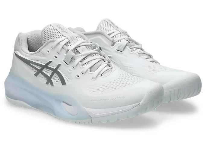 Giày Tennis/Pickleball Nữ Asics GEL-RESOLUTION X WHITE/PURE SILVER