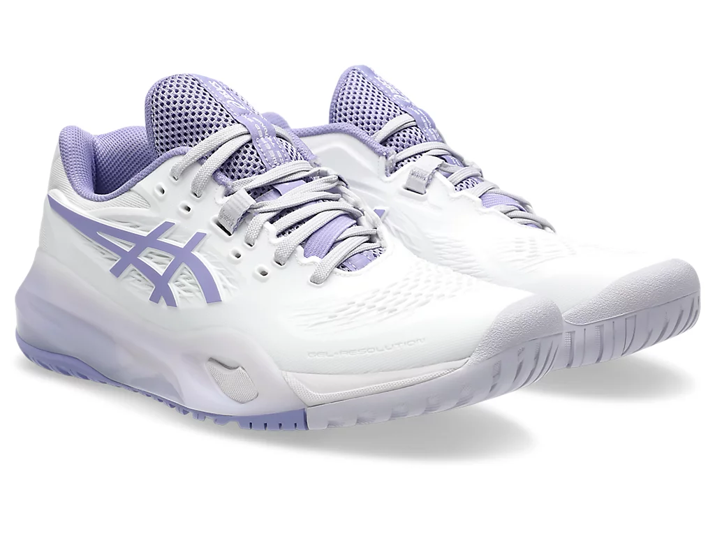 Giày Tennis/Pickleball Nữ Asics GEL-RESOLUTION X WHITE/BLUEBELL