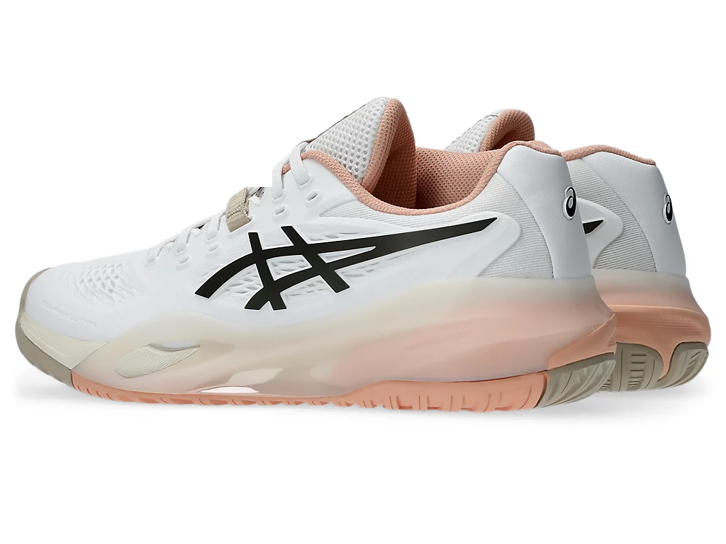 Giày Tennis/Pickleball Nữ Asics GEL-RESOLUTION X WHITE/BLACK COFFEE