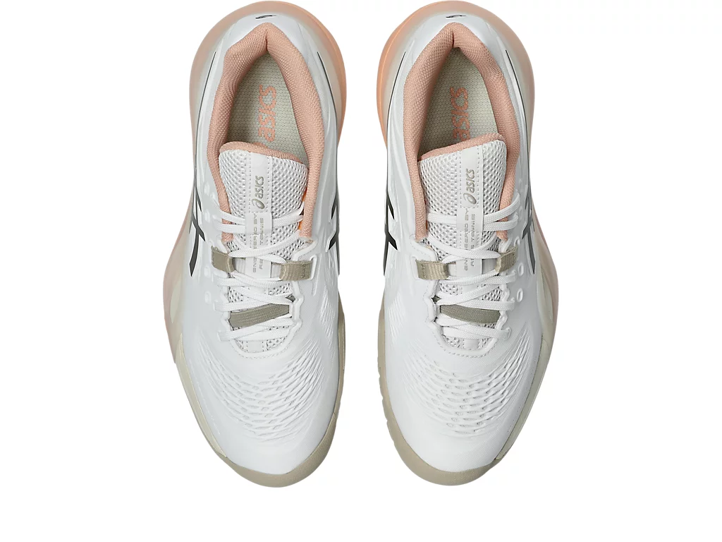 Giày Tennis/Pickleball Nữ Asics GEL-RESOLUTION X WHITE/BLACK COFFEE