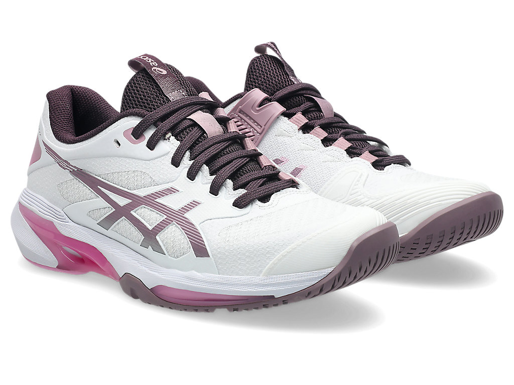 Giày Tennis/Pickleball Nữ Asics SOLUTION SPEED FF 4 WHITE/DUSTY MAUVE
