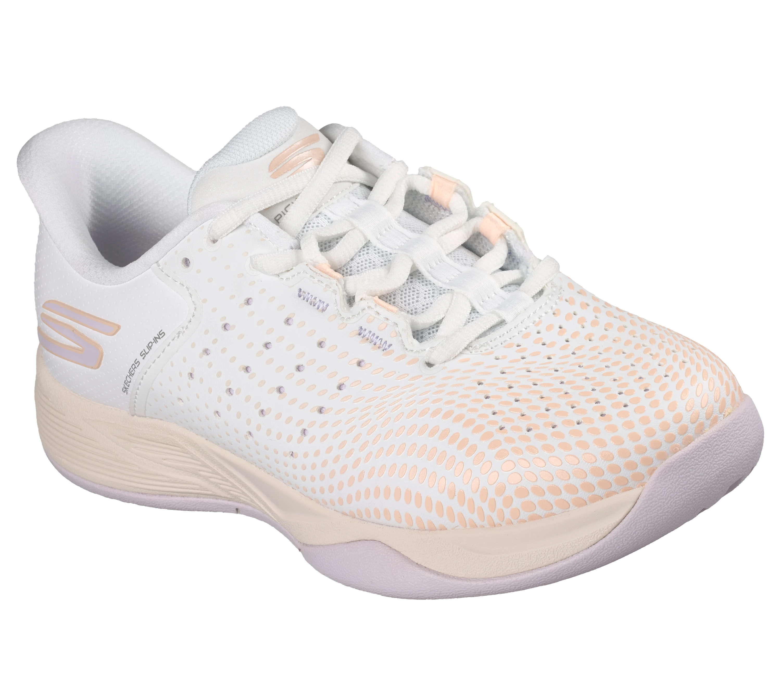 Giày Thể Thao Nữ Skechers Go Pickleball Viper Court Reload White | Pink
