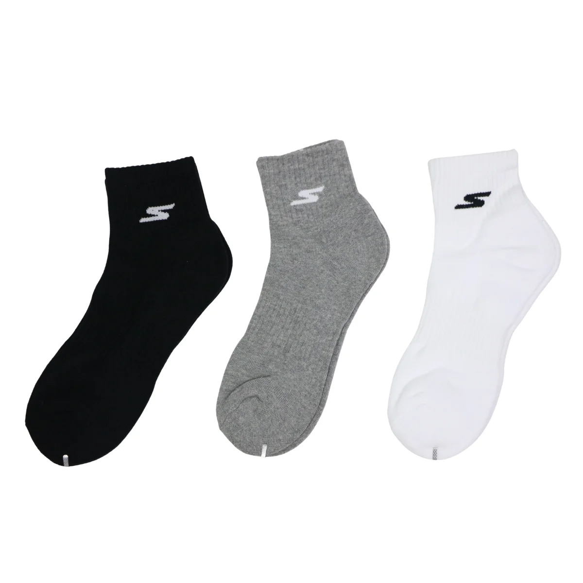 Tất/Vớ Skechers Cổ Vừa 3 Màu