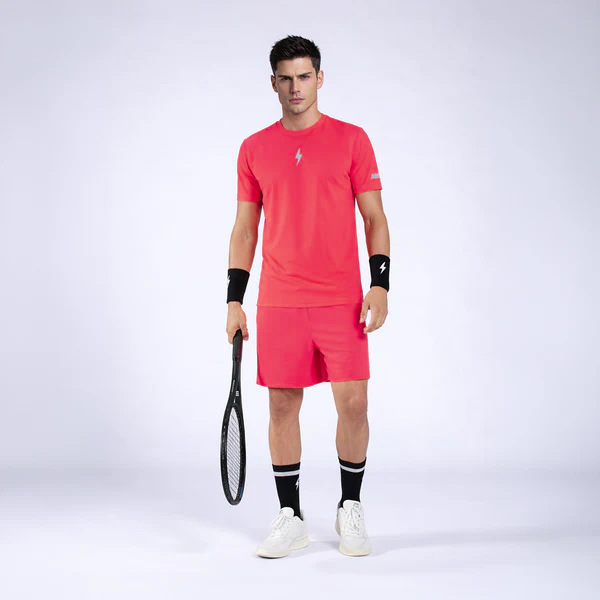 Quần Ngắn Thể Thao Nam Pickleball/Tennis About Tech CLUB PSYCO RED