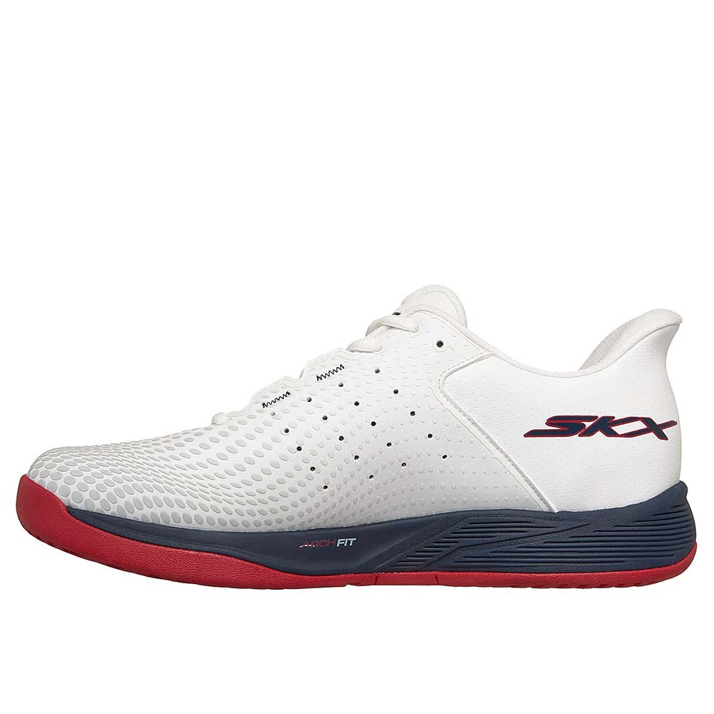 Giày Thể Thao Nam Skechers Go Pickleball Viper Court Reload White | Navy | Red