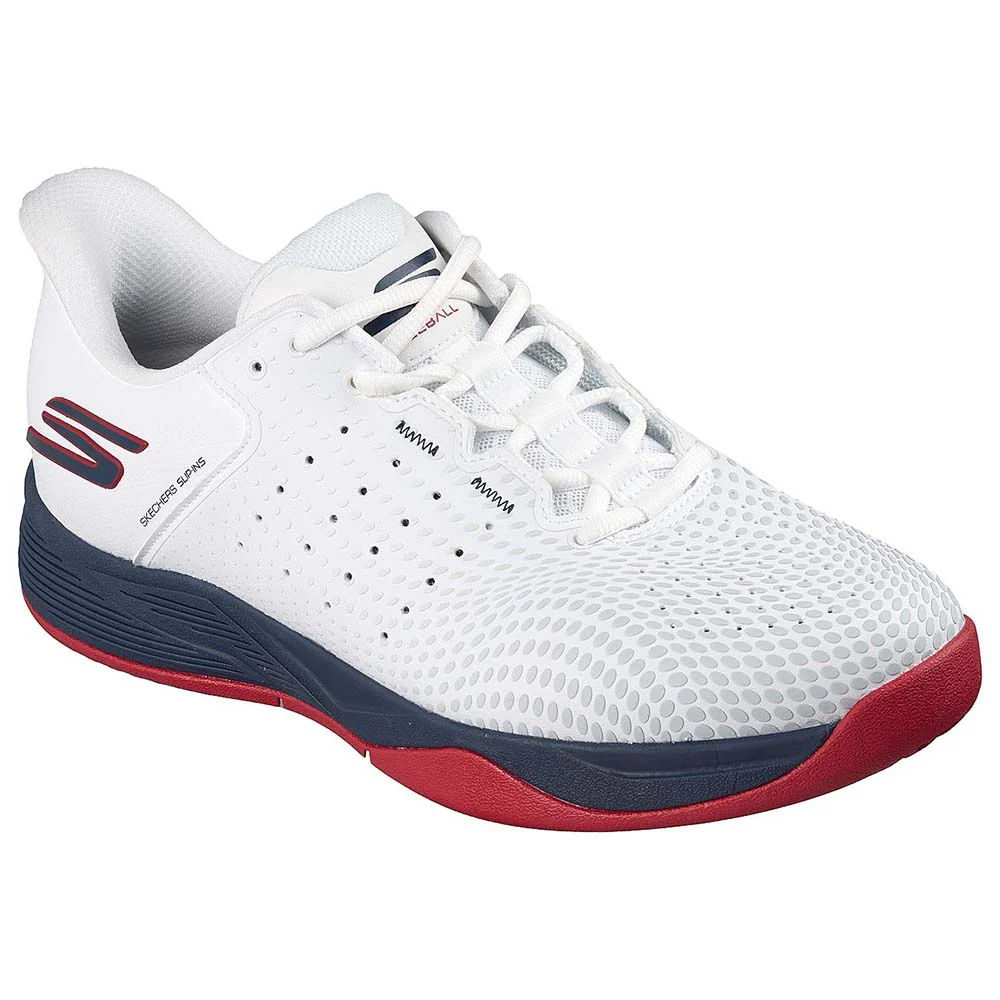 Giày Thể Thao Nam Skechers Go Pickleball Viper Court Reload White | Navy | Red