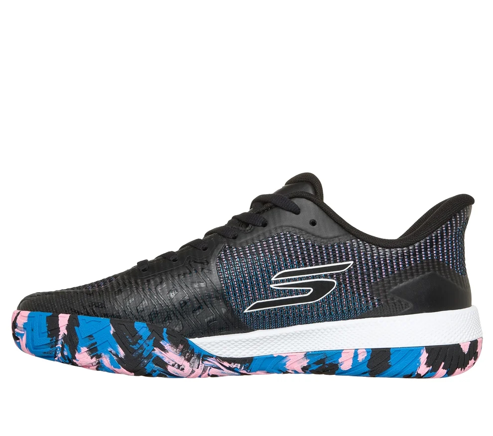 Giày Pickleball Nam Skechers Pickleball Viper Court Pro 2.0 Black / Blue / Pink