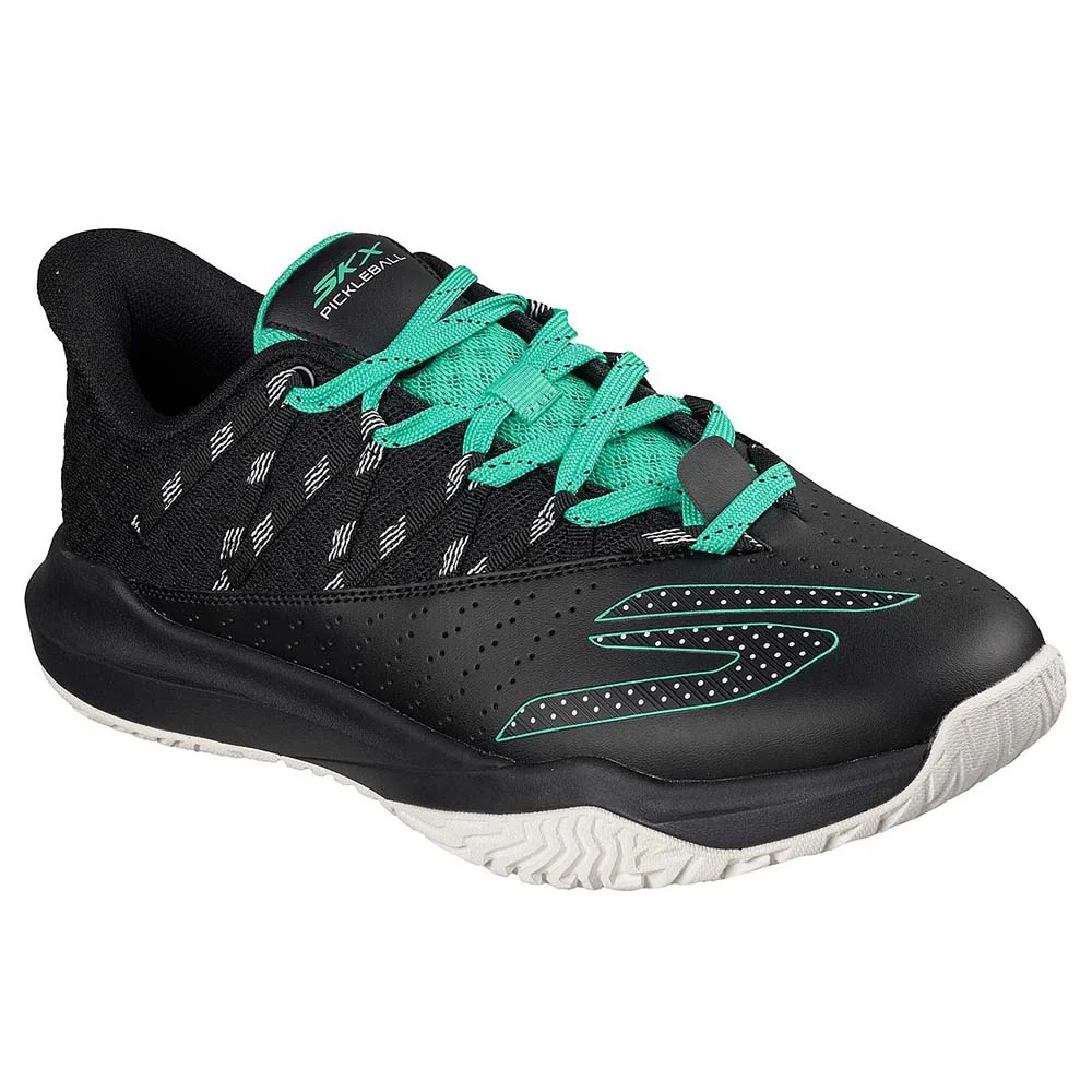 Giày Pickleball Nam Skechers GO Pickleball Viper Court Rally Black/Aqua
