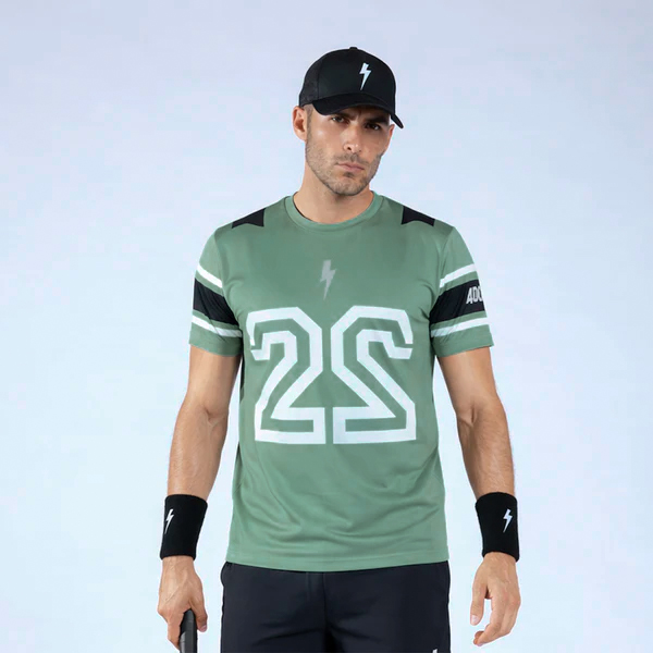 Áo Ngắn Tay Thể Thao Nam Pickleball/Tennis About Tech ICON MILITARY GREEN