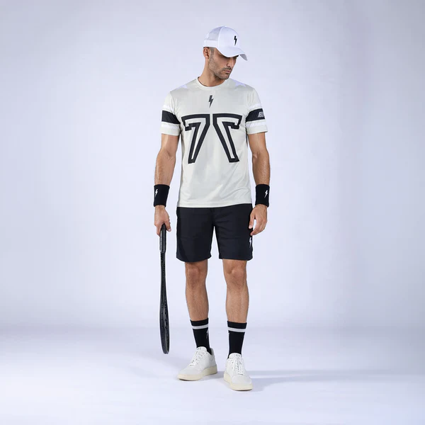 Áo Ngắn Tay Thể Thao Nam Pickleball/Tennis About Tech ICON 77 BEIGE