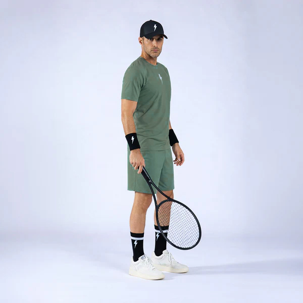 Quần Ngắn Thể Thao Nam Pickleball/Tennis About Tech MILITARY GREEN